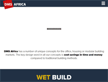 Tablet Screenshot of dms-africa.com